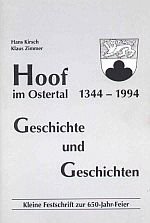 Festschrift Hoof